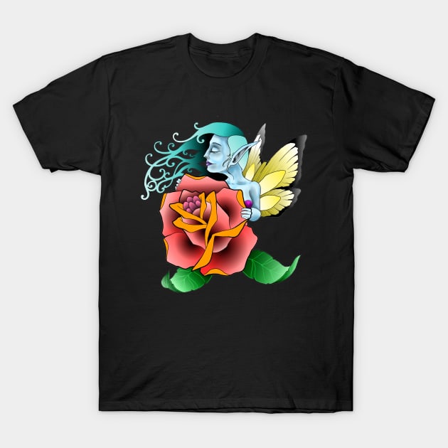Flower Fairy T-Shirt by artnsoul79